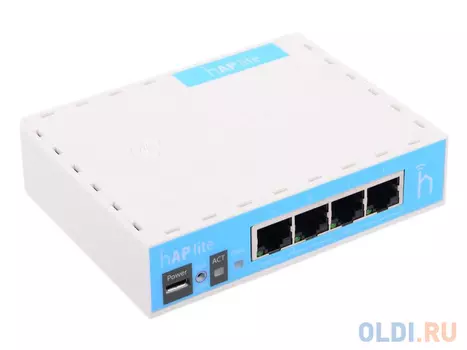 Wi-Fi роутер MikroTik hAP lite