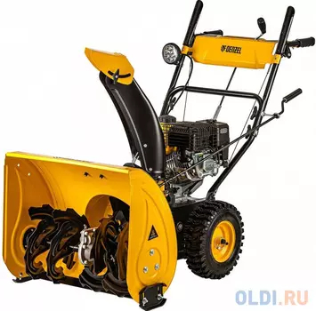Бензиновая снегоуборочная машина SBM 610, 212cc, ручной старт, фара// Denzel