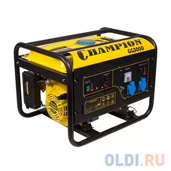 Бензоэлектростанция CHAMPION GG3000 2.3кВт OHV 6.5лс 15л 39кг 1.4л/ч 12V