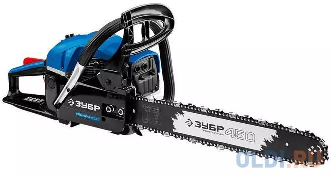 Бензопила ЗУБР ПБЦ-560 45ДП 2.4 Квт/3.3 л.с. 56 см3 шина 18 цепь 0.325-1.5мм-72 8.5кг