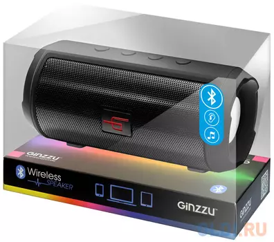 Беспроводная BT-Колонка GiNZZU® GM-894B, bluetooth, 2x3W/1.2Ah/TF/USB/AUX/FM
