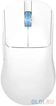 Беспроводная игровая мышь DEFENDER FAME белая (USB, 2.4 ГГц, Bluetooth, 6 кн., 300 мАч, 10000 dpi, GM-516)