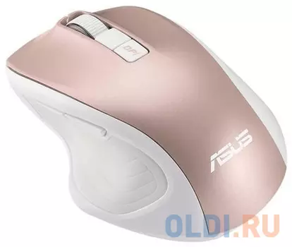 Беспроводная мышь ASUS MW202 бело-розовая (RF 2.4GHz, 4000 dpi, USB, 5 кнопокl, Optical, 90XB066N-BMU010)