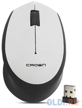 Беспроводная мышь CROWN CMM-937W black/grey