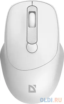 Беспроводная мышь Defender Feam MM-296 white (USB, 3 кнопки, оптическая, 1600dpi) (52297)