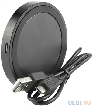 Беспроводное зарядное устройство Red Line Qi-01 1A microUSB черный УТ000013571