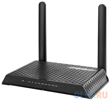 Беспроводной маршрутизатор Netis N1 802.11abgnac 1167Mbps 2.4 ГГц 5 ГГц 4xLAN USB черный