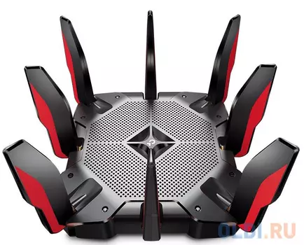 Беспроводной маршрутизатор TP-LINK Archer AX11000 802.11abgnacadax 4804Mbps 2.4 ГГц 5 ГГц 8xLAN черный красный