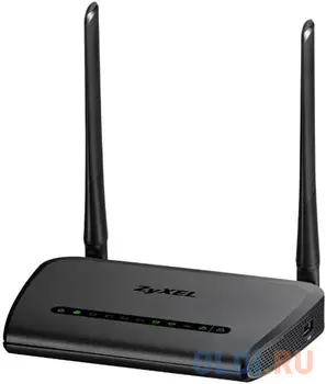 Беспроводной маршрутизатор Zyxel NBG6515 802.11abgnac 733Mbps 2.4 ГГц 5 ГГц 4xLAN LAN USB черный