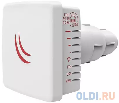 Маршрутизатор MikroTik RBLDFG-5acD LDF 5 ac with 9dBi integrated 5GHz antenna, Dual Chain 802.11ac wireless, 716MHz CPU, 256MB RAM, lx Gigabit LAN, ou