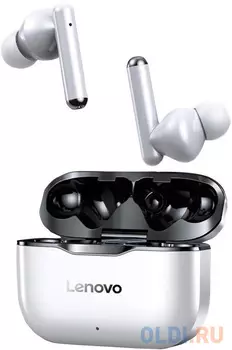 Беспроводные наушники Lenovo TWS LP1, серый