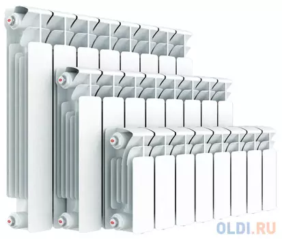 Биметаллический радиатор RIFAR (Рифар) B 350 НП 4 сек. прав. (Кол-во секций: 4; Мощность, Вт: 544; Подключение: правое)