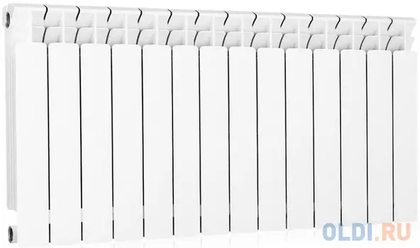 Биметаллический радиатор RIFAR (Рифар) B 500 НП 14 сек. прав. (Кол-во секций: 14; Мощность, Вт: 2856; Подключение: правое)