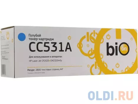 Картридж Bion CC531A CC531A CC531A CC531A CC531A 2800стр Голубой