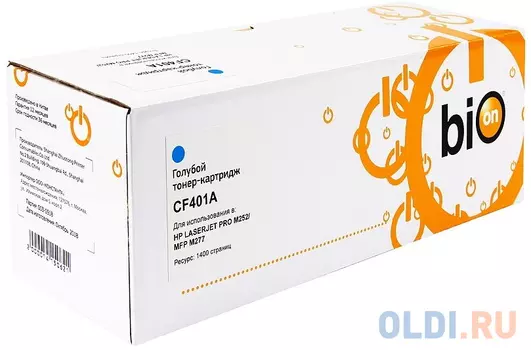 Картридж Bion CF401A 1400стр Голубой