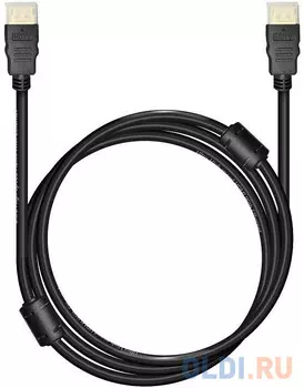 Bion Кабель HDMI v2.1, 19M/19M, 3D, 8K UHD, экран, ферритовые кольца, 2м, черный [BXP-HDMI21-020]