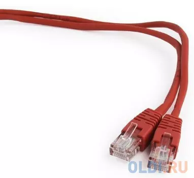 Bion Патч корд UTP кат.5е 0.25м красный [Бион][BNPP12-0.25M/R]
