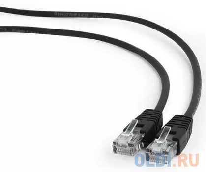 Bion Патч корд UTP кат.5е 0.5м черный [Бион][BNPP12-0.5M/BK]