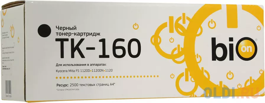Картридж Bion TK-160 2500стр Черный