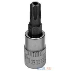 Бита-головка 1/4" звездочка TORX T35х37 мм с отверстием BERGER