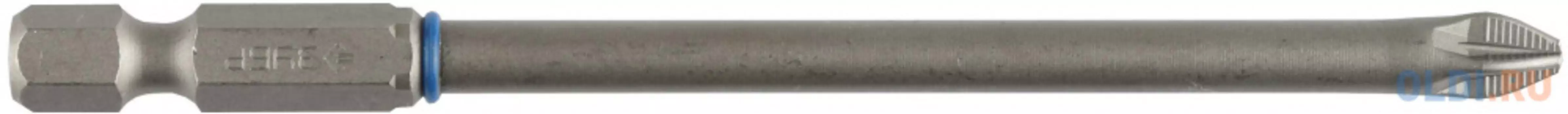 Бита ЗУБР ЭКСПЕРТ 26013-2-100-1 торсион кованая обточ.CrMo E 1/4 PZ2 100мм 1шт