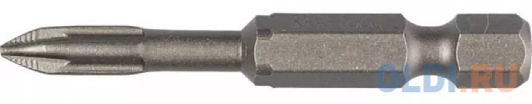 Биты "X-DRIVE" торсионные кованые, обточенные, KRAFTOOL 26121-1-50-2, Cr-Mo сталь, тип хвостовика E 1/4", PH1, 50мм, 2шт