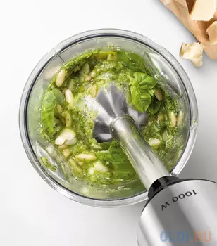 Блендер погружной Bosch MS8CM6110 1000Вт серебристый