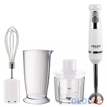 Блендер погружной DELTA LUX DL-7041B 800Вт белый