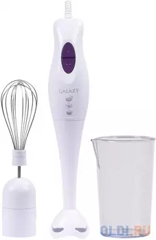 Блендер погружной GALAXY GL2123 300Вт белый фиолетовый