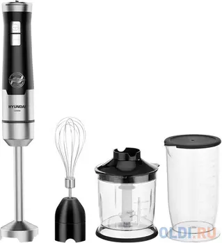 Блендер погружной Hyundai HYB-H4935 1200Вт чёрный серебристый