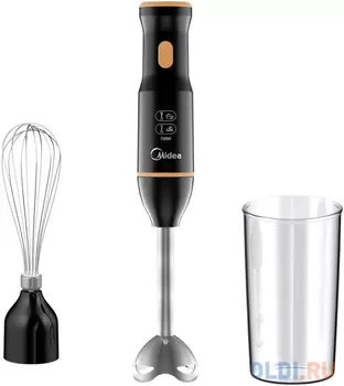 Блендер погружной Midea MC-BL202 700Вт чёрный оранжевый