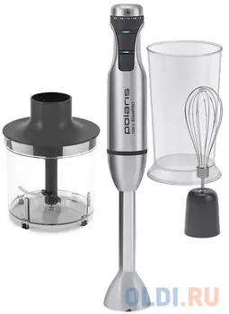 Блендер погружной Polaris PHB 1382L Silent 1300Вт серебристый