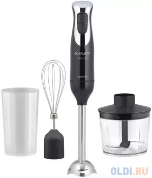 Блендер погружной Scarlett SC-HB42F26 1200Вт чёрный