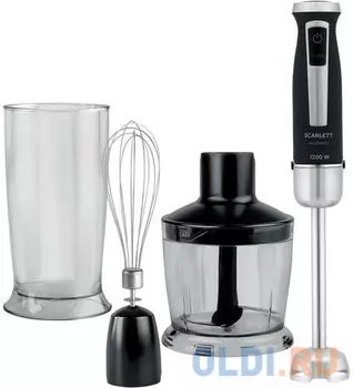 Блендер погружной Scarlett SC-HB42F59 1200Вт чёрный