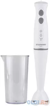 Блендер погружной Starwind SBP1112 400Вт белый/серый