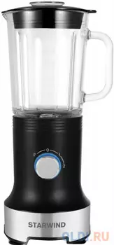 Блендер стационарный Starwind STB7586 500Вт черный/серебристый