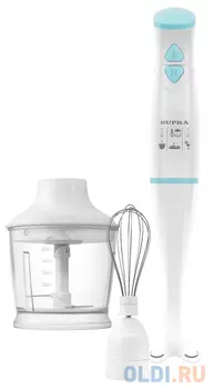 Блендер погружной Supra HBS-724PS 700Вт белый голубой