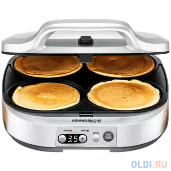 Блинница Rommelsbacher PC 1800 серебристый