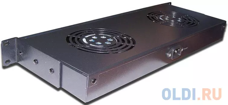 Блок 2-х вентиляторов Lanmaster TWT-CBB-FANB2-RACK-T 19" 1U