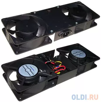 Блок 2-х вентиляторов в крышу настенных шкафов Pro и Next TWT-CBW-FANB2