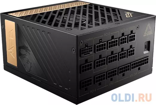 Блок питания 1300W MSI MEG Ai1300P 80+ Platinum Full modularATX 3.0 PCIE5 RTL (306-7ZP4A11-CE0)
