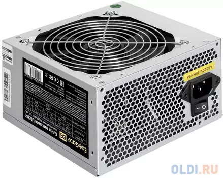 Блок питания 350W ExeGate UN350 (ATX, PC, 12cm fan, 24pin, 4pin, 3xSATA, 2xIDE, FDD, кабель 220V в комплекте)