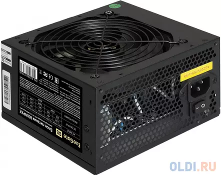 Блок питания 800W ExeGate 800NPXE (ATX, PPFC, SC, 12cm fan, 24pin, (4+4)pin, 2xPCI-E, 5xSATA, 3xIDE, black, кабель 220V с защитой от выдергивания)