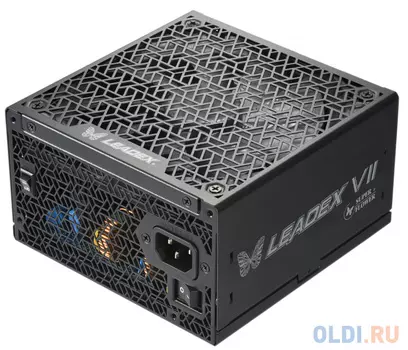 Блок питания 850 Ватт/ Super Flower Power Supply Leadex VII, 850W, ATX 3.0, 140mm, 12xSATA, 3xPCI-E(6+2), 1x12VHPWR, APFC, 80+ GOLD, Full Modular