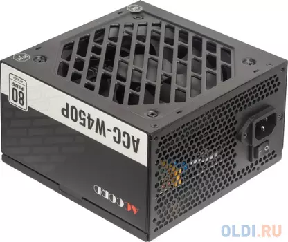 Блок питания Accord ATX 450W ACC-W450P 80 PLUS WHITE (20+4pin) 120mm fan 6xSATA