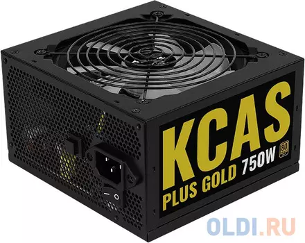 Блок питания ATX 750W KCAS BLACK 4710562759211 AEROCOOL