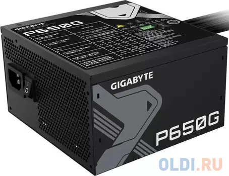 Блок питания Gigabyte GP-P650G, 650Вт, 120мм, черный, retail