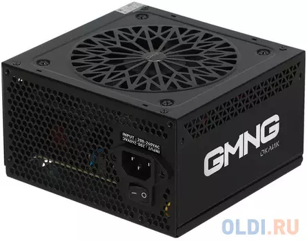 Блок питания Оклик ATX 700W GMNG PSU-700W-80+ 80 PLUS WHITE (24+4+4pin) APFC 120mm fan 6xSATA RTL