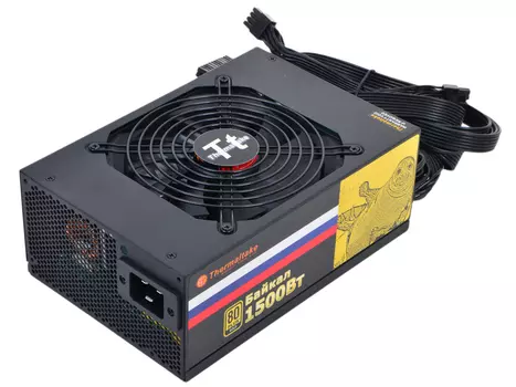 Блок питания Thermaltake Baikal 1500W (W0431RE) v2.3,A.PFC,80 Plus Gold,Fan 14 см,Modular