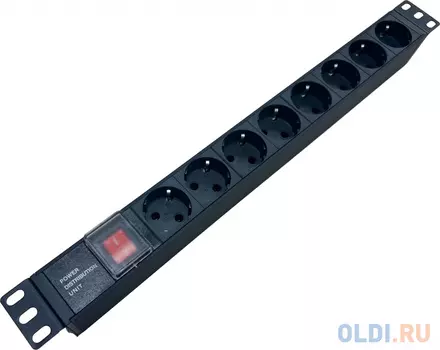 Блок распределения питания NTSS NTSS-PDU-DA1015 гор.размещ. 8x базовые 10A C14